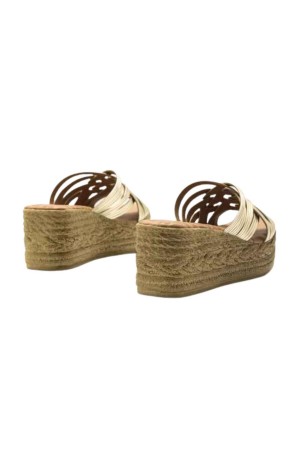 sandalias mustang oro 51929