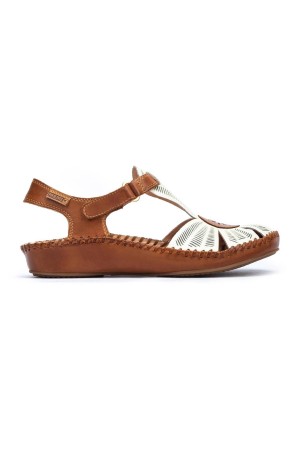 Sandalias mujer Pikolinos Puerto Vallarta nata 655-0575