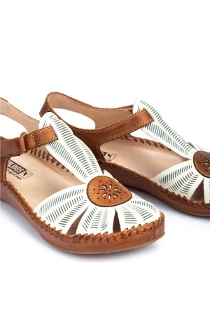 Sandalias mujer Pikolinos Puerto Vallarta nata 655-0575