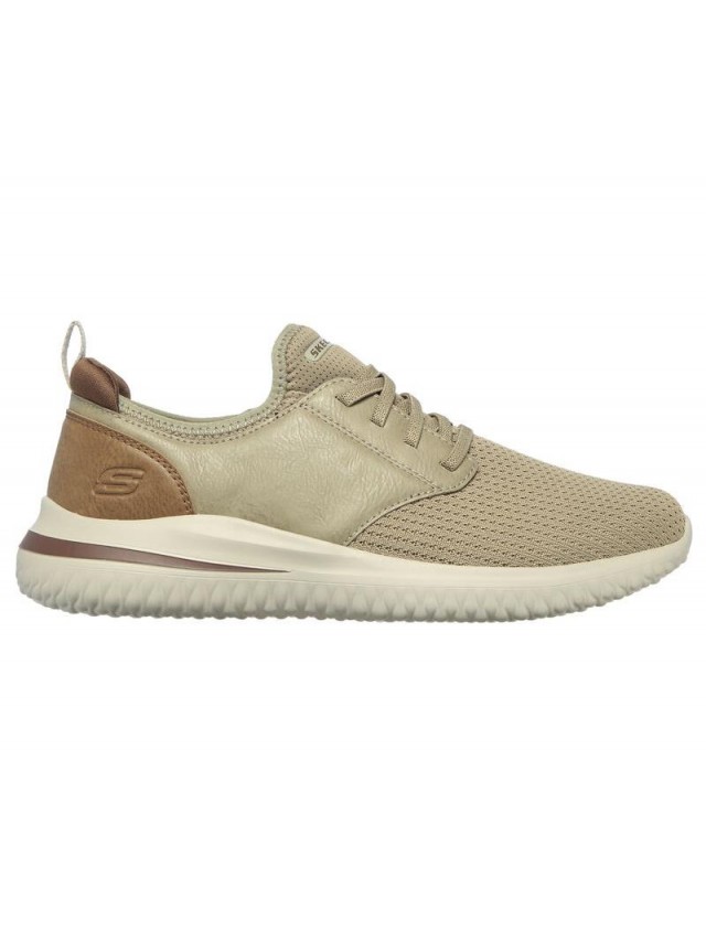 deportivos skechers delson taupe 210239