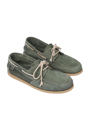 Zapatos Hombre Scalpers Nautico green Recycled boat