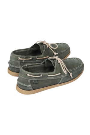 Zapatos Hombre Scalpers Nautico green Recycled boat
