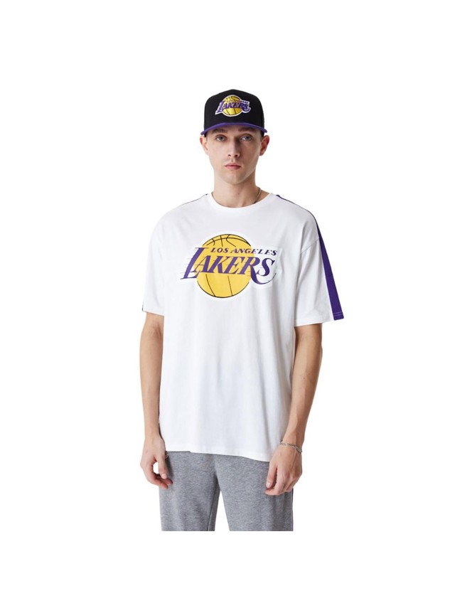 Camisetas hombre New Era Los angeles Lakers blanco 60416360