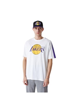 Camisetas hombre New Era Los angeles Lakers blanco 60416360