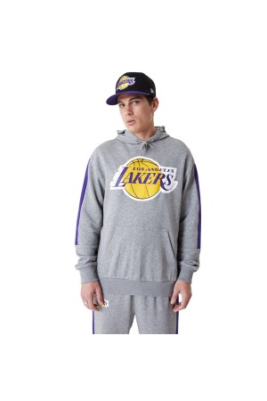 Sudadera hombre New Era Los Angeles Lakers gris 60416367