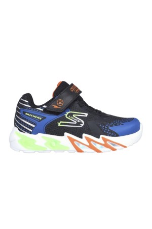 deportivos skechers s lights negro-azul 400138l