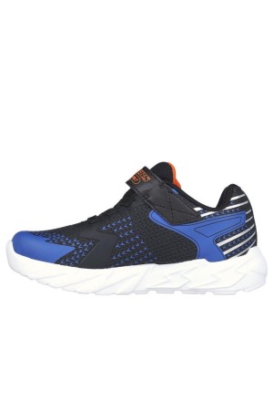 deportivos skechers s lights negro-azul 400138l