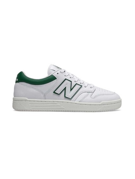 Deportivos Hombre New Balance 480 blanco verde bb480lgt 2