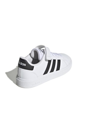 Deportivos niños adidas grand court 2.0 el k blanco negro gw6521