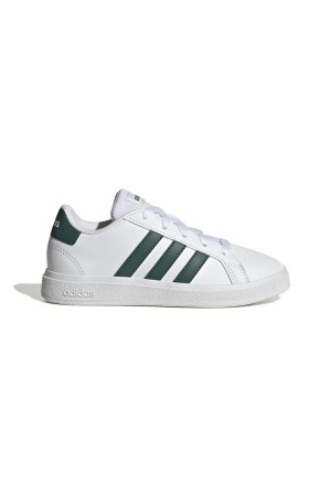 Deportivo niños Adidas Gran Court 2.0 k Blanco-verde ig4830