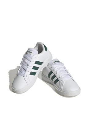 Deportivo niños Adidas Gran Court 2.0 k Blanco-verde ig4830