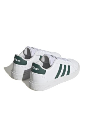 Deportivo niños Adidas Gran Court 2.0 k Blanco-verde ig4830