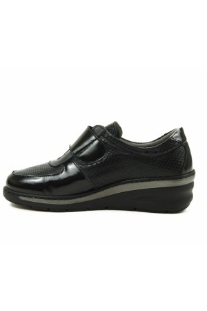 Zapatos Mujer Notton Velcro negro 1459