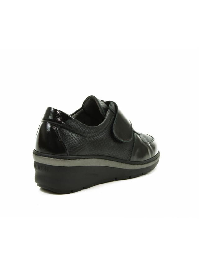 Zapatos Mujer Notton Velcro negro 1459