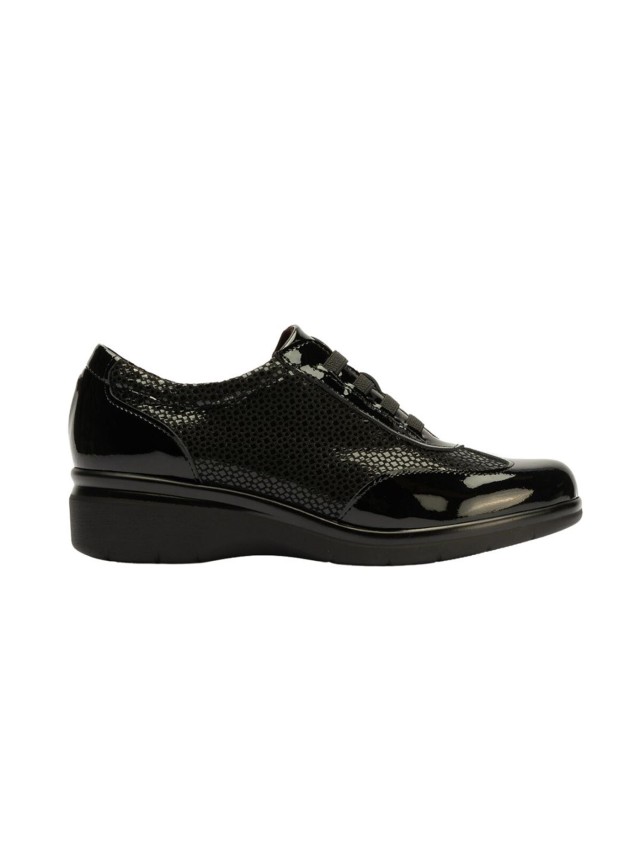Zapatos Mujer Pitillos Elasticos negro 5312