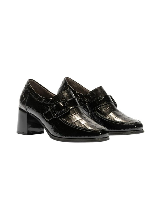 Zapatos Mujer Pitillos Hebilla negro...