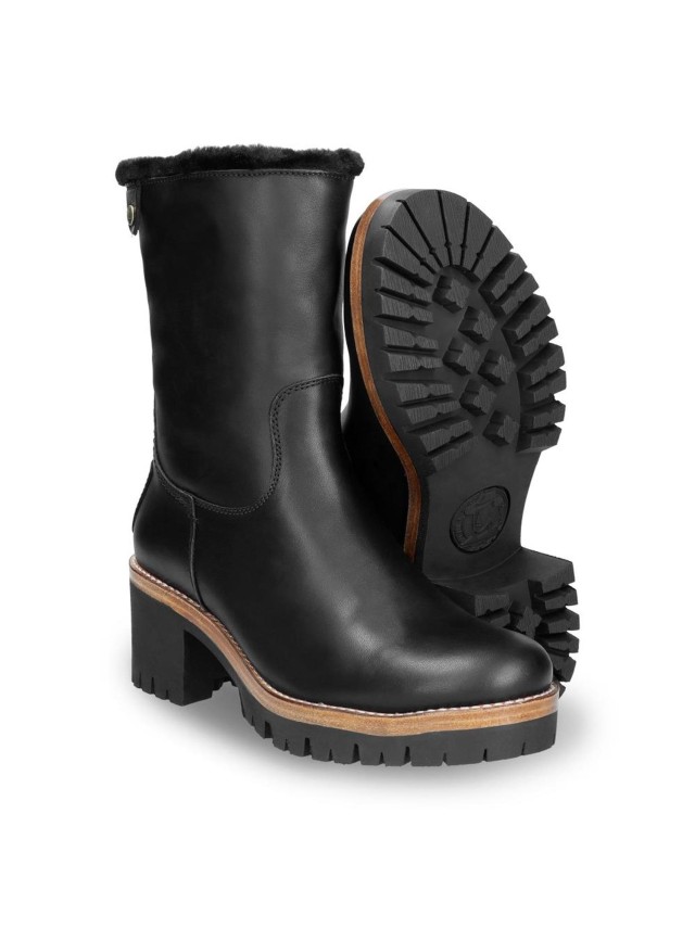 Botines Mujer Panama Jack negro Piola...