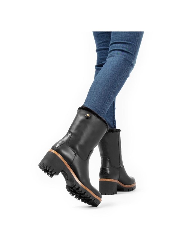 Botines Mujer Panama Jack negro Piola...