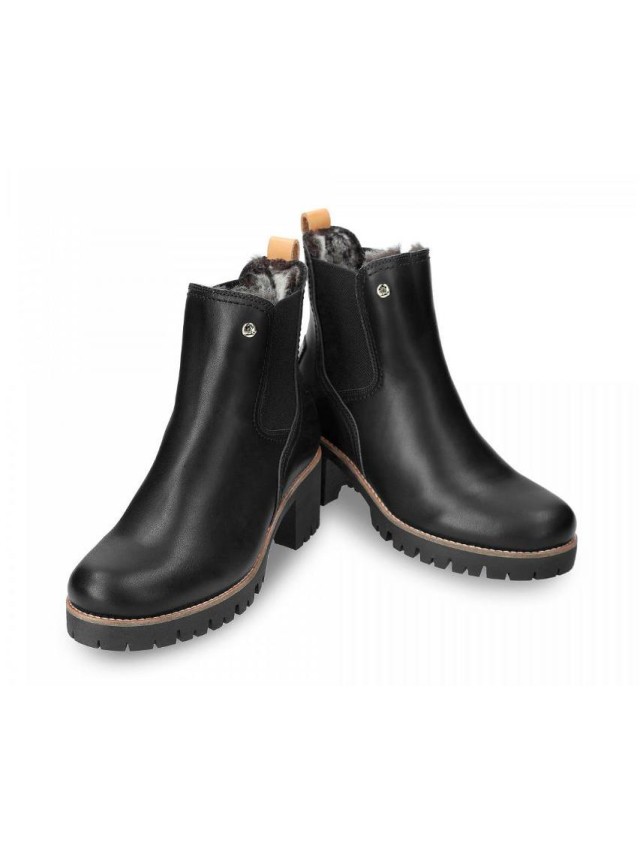 Botines Mujer Panama Jack negro Pia...