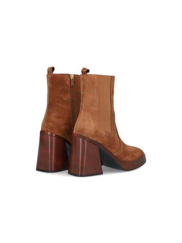 Botines Mujer alpe Tacon cuero 2762