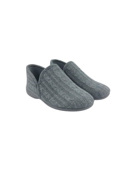 Zapatillas otoño invierno Natalia Abotinado punto gris 4605 2