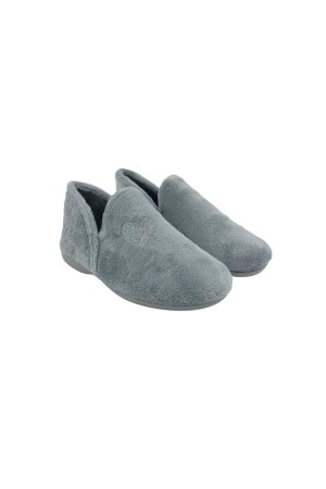 Zapatillas otoño invierno Natalia Abotinado suave gris 4600