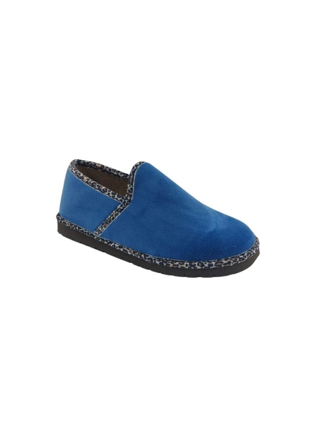 Zapatillas Mujer Pelusines azul 80