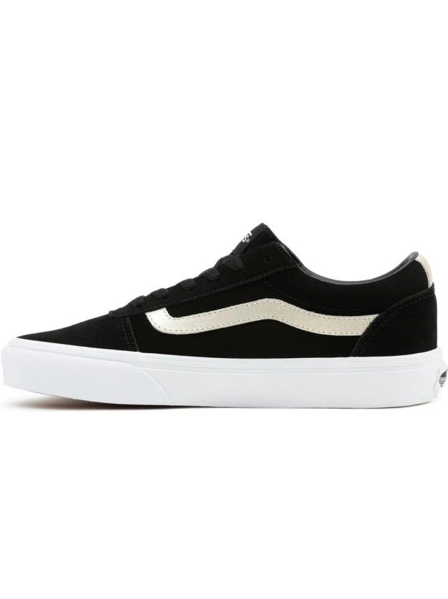Deportivas mujer Vans ward negro-oro...