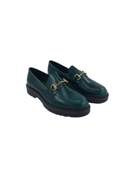 Zapatos otoño invierno Lince mocasin verde oscuro 30514 2