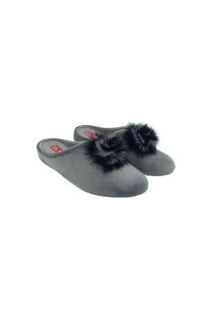 Zapatillas otoño invierno Norteñas Pompom gris 1266467