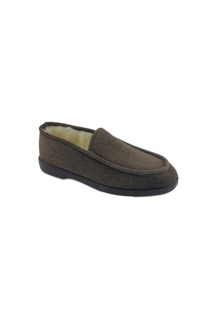 Zapatillas otoño invierno Norteñas Lana liso marron 28-527