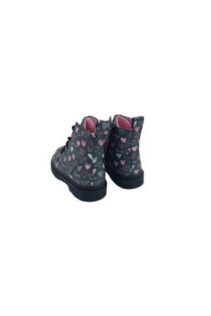 Botas niños Double King Militar Corazones Gris FH151M-L