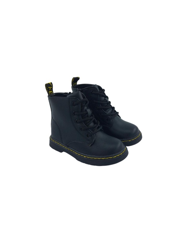 Botas niños Double King Militar negro...