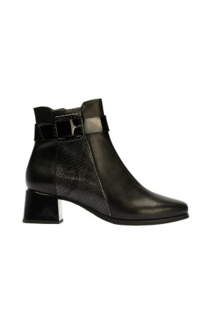 Botines Mujer Pitillos Hebilla negro 5414