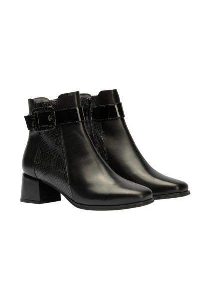 Botines Mujer Pitillos Hebilla negro 5414 2