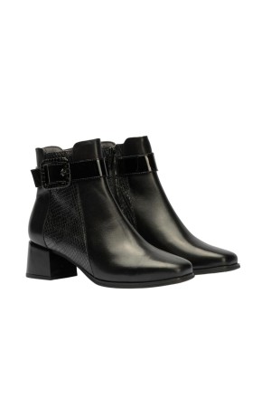 Botines Mujer Pitillos Hebilla negro 5414
