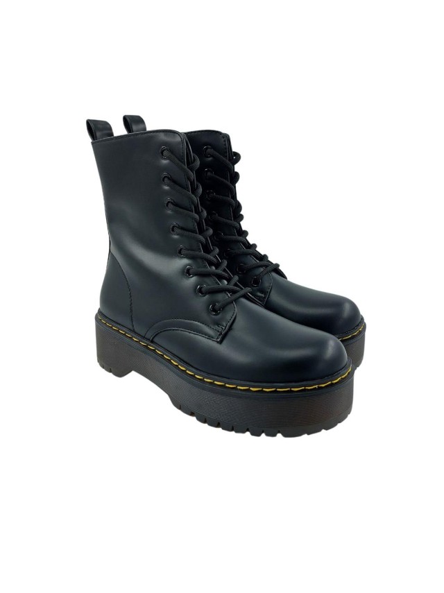 Botines Mujer Militares Plataforma...