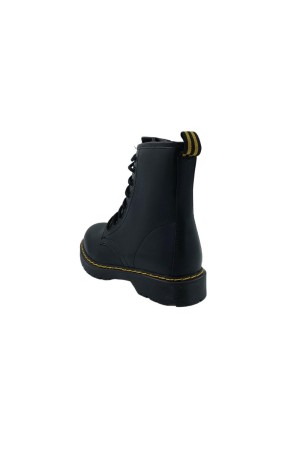 Botines Mujer Militar Pespuntes Amarillo negro sj521