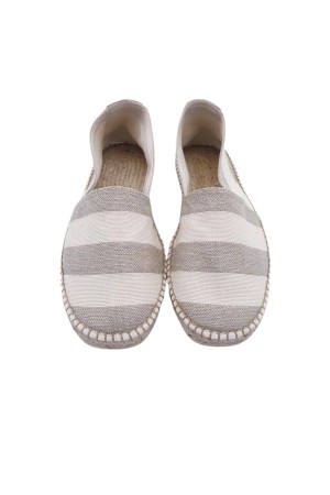 alpargatas rayas ramoncinas beige 7079