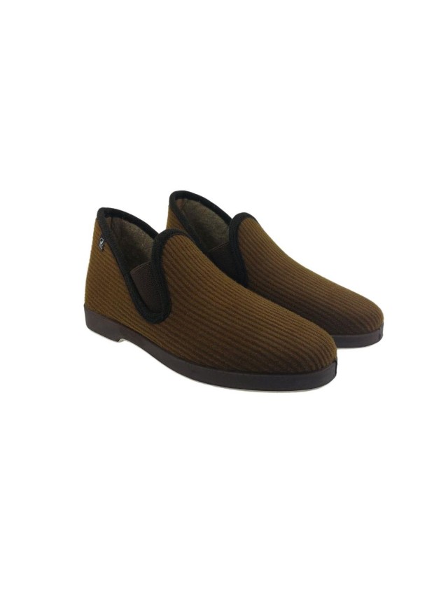 Zapatillas Hombre Javer Pana marron 2258