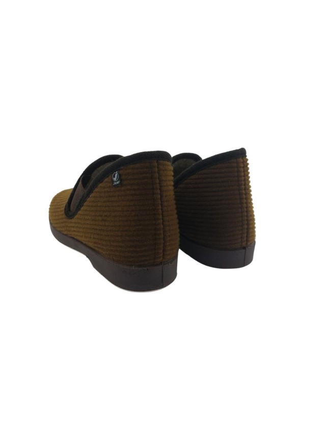 Zapatillas Hombre Javer Pana marron 2258