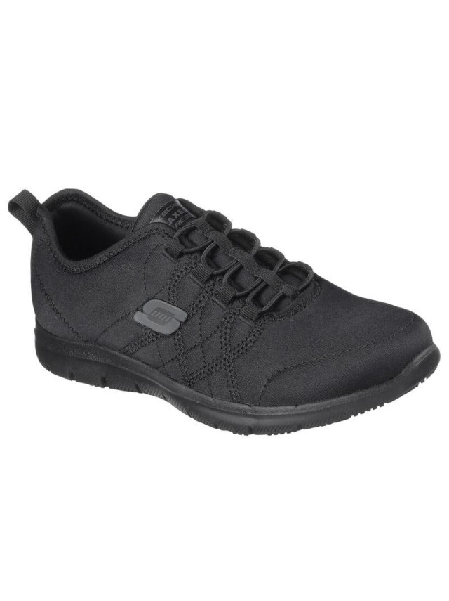 Calzado laboral Mujer Skechers Work Relaxed Fit negro 77211EC