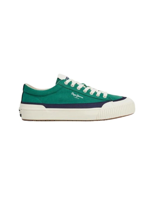 Deportivos casual Pepe Jeans Ben Band verde oscuro pms31043