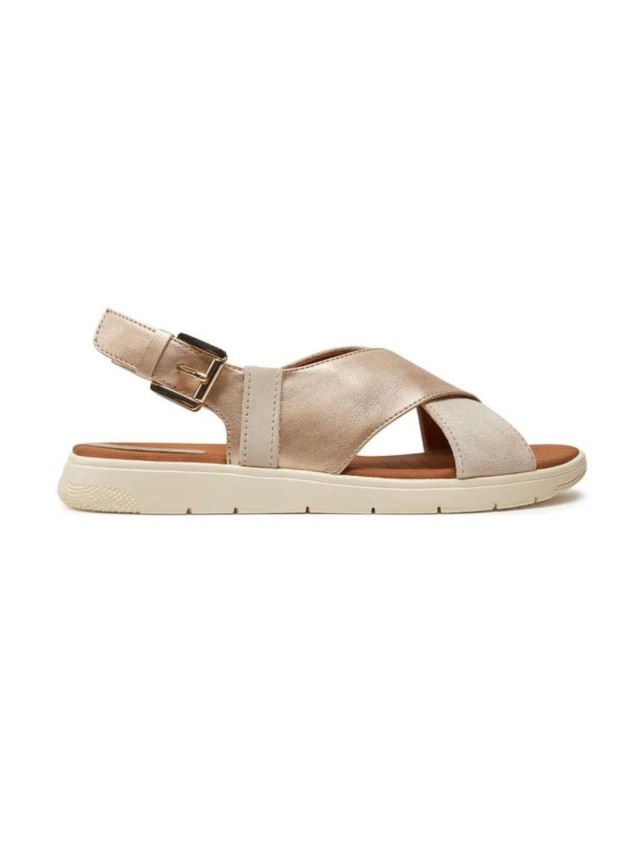 sandalias planas geox dandra perla...