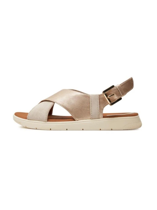 sandalias planas geox dandra perla...