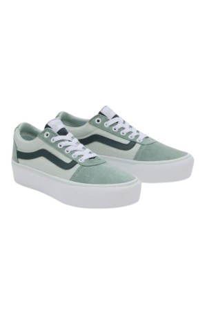 Deportivo casual Mujer Vans Ward Platform Color Block verde claro vn0a3tlcbhj1