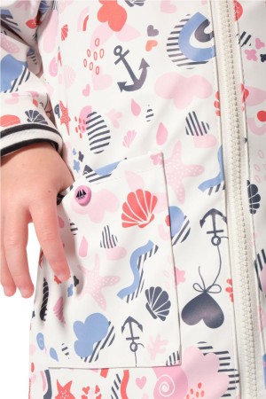 Chubasqueros niños hublot estampado blanco Laurellaprenf
