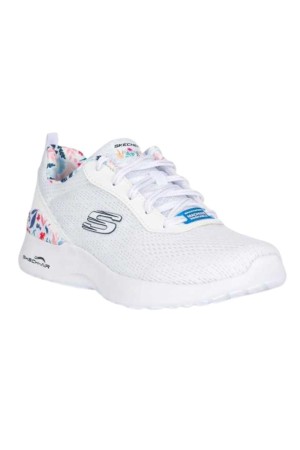 deportivos fitness skechers skech-air blanco estampado 149756