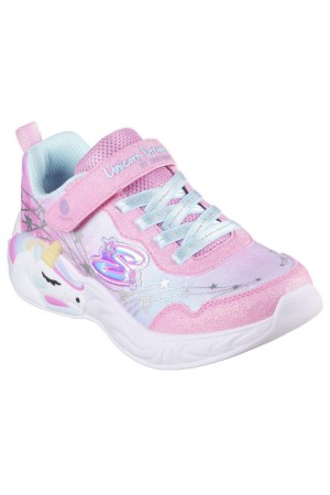 deportivos luces skechers s-lights rosa 302299l