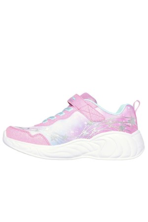 deportivos luces skechers s-lights rosa 302299l